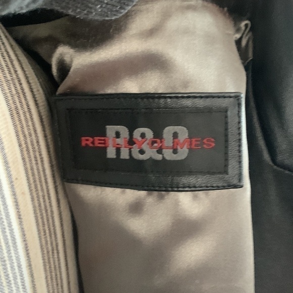 REILLY olmes black leather coat - Picture 9 of 10